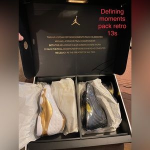 Jordan retro 13s ‘Defining moments pack’ 9.5s